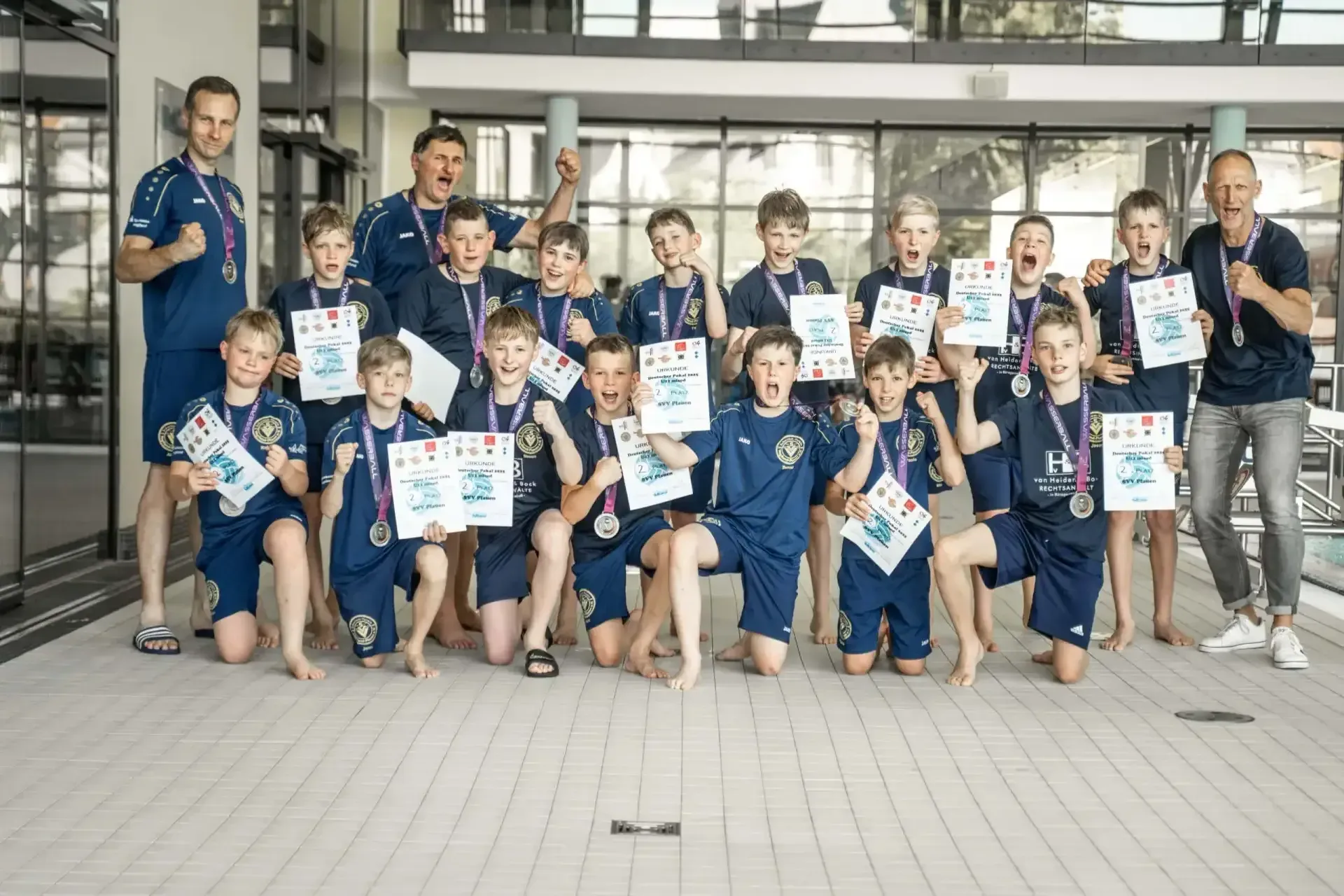 Wir sind Deutscher Vize-Pokalmeister im Wasserball U12