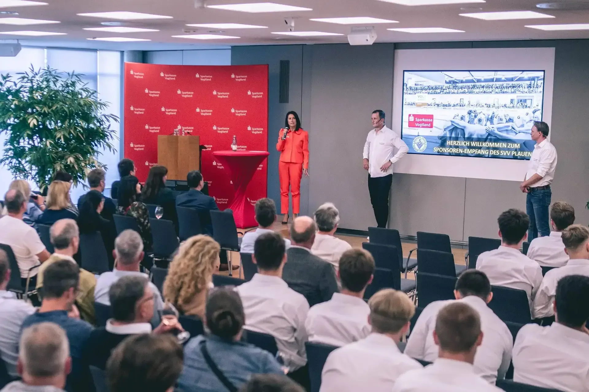 Sponsorentreffen bei der Sparkasse Vogtland