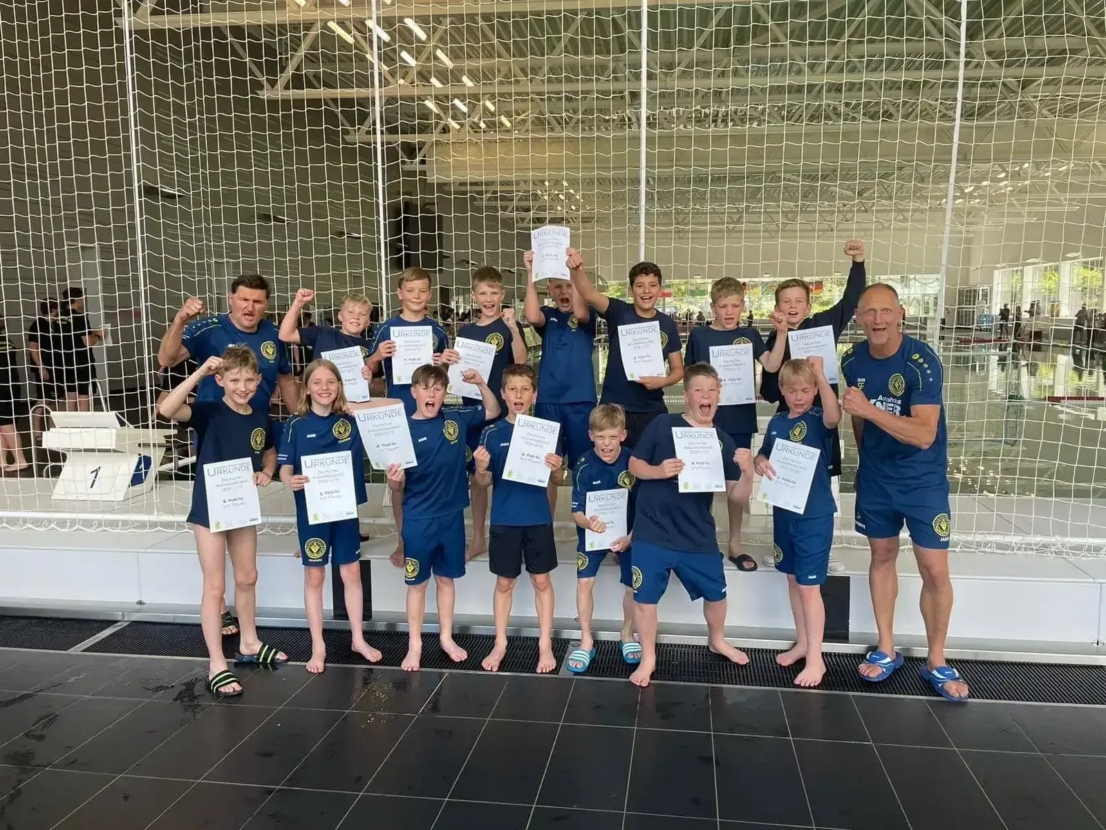 U12 Wasserballer unter den Top 5 in Deutschland