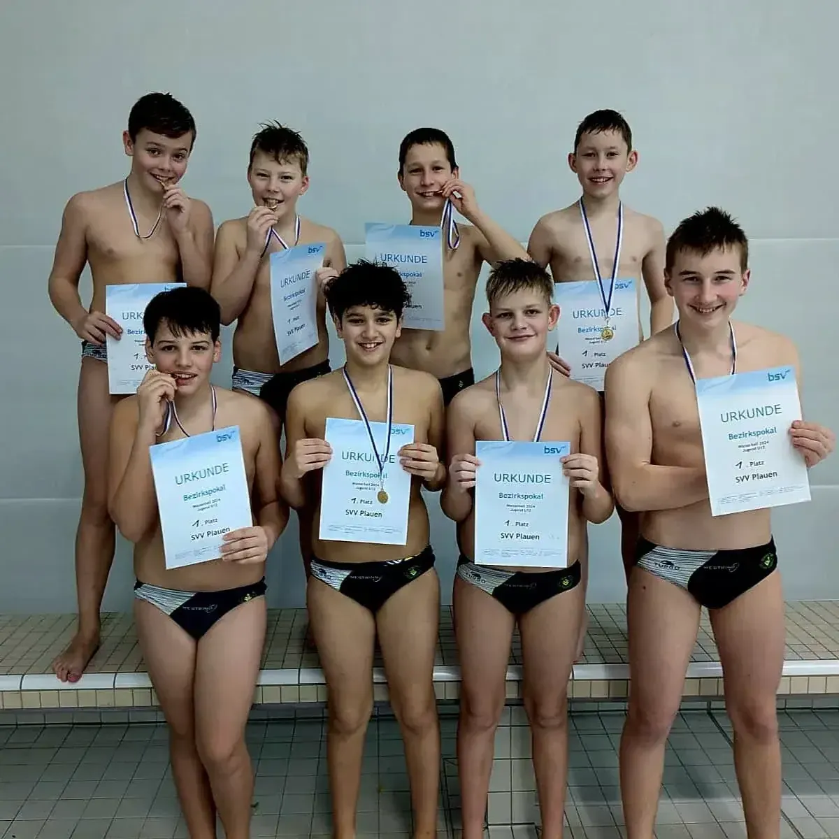 1. Platz für U14 im Bezirkspokal