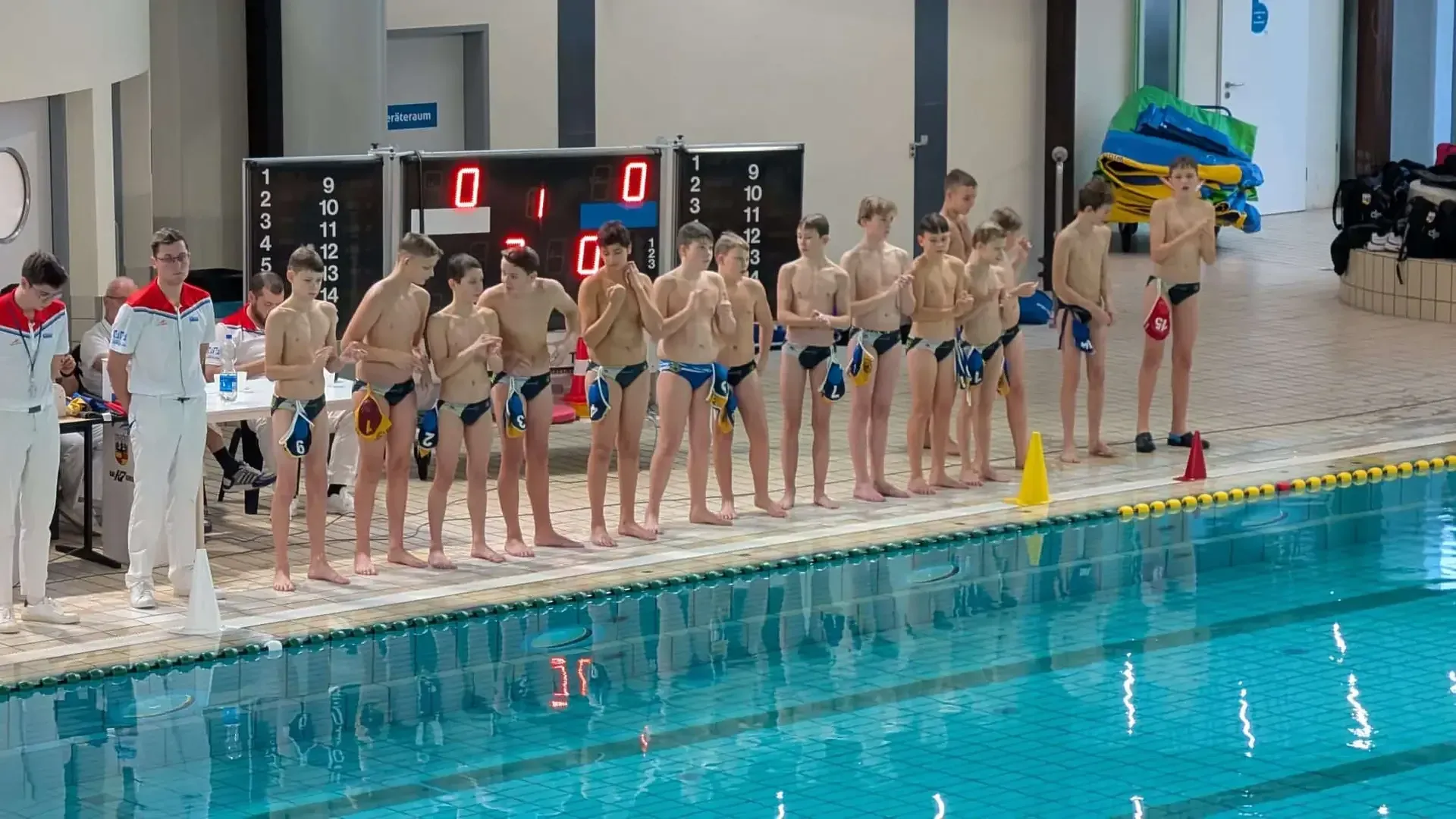 Ein durchwachsenes Wochenende für unsere U14 Wasserballer bei