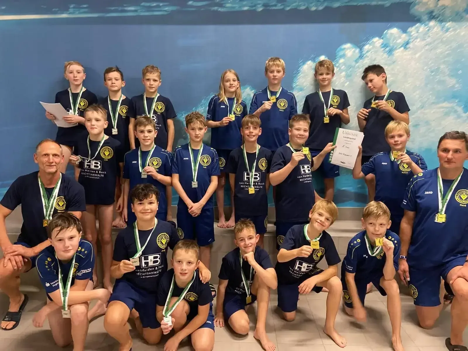 U12 Wasserballer holen GOLD und SILBER in der Endrunde des