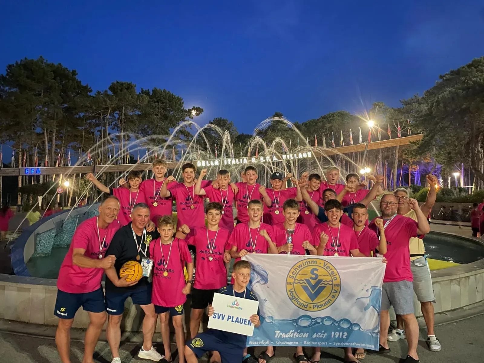Internationales Wasserball-Festival in Italien