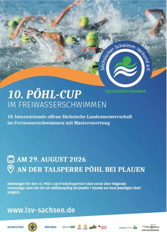 10. Pöhl Cup Freiwasserschwimmen - Sächsische Landesmeisterschaft