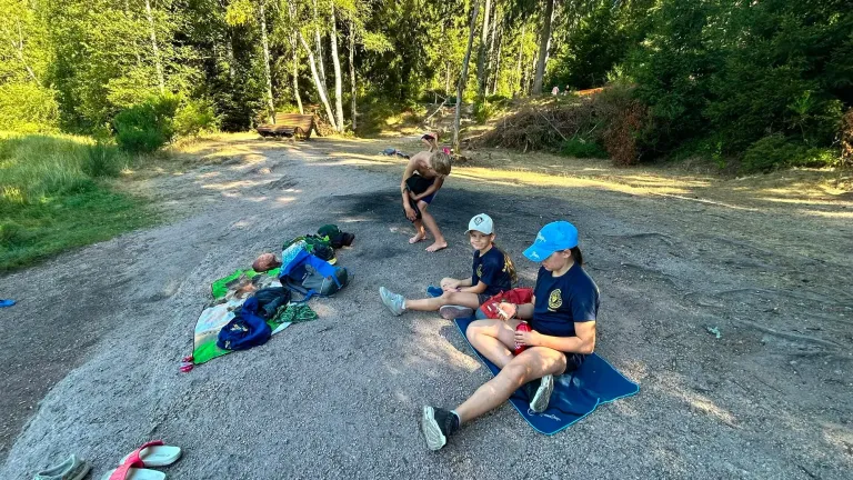 Sommerlager der TSP-Schwimmer des SVV Plauen in Grünheide
